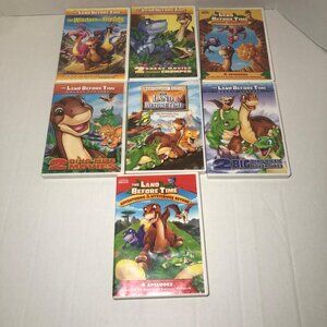 The Land Before Time DVD Lot Of 7 Cartoon Network Kids Dinosaurs TV Shows
